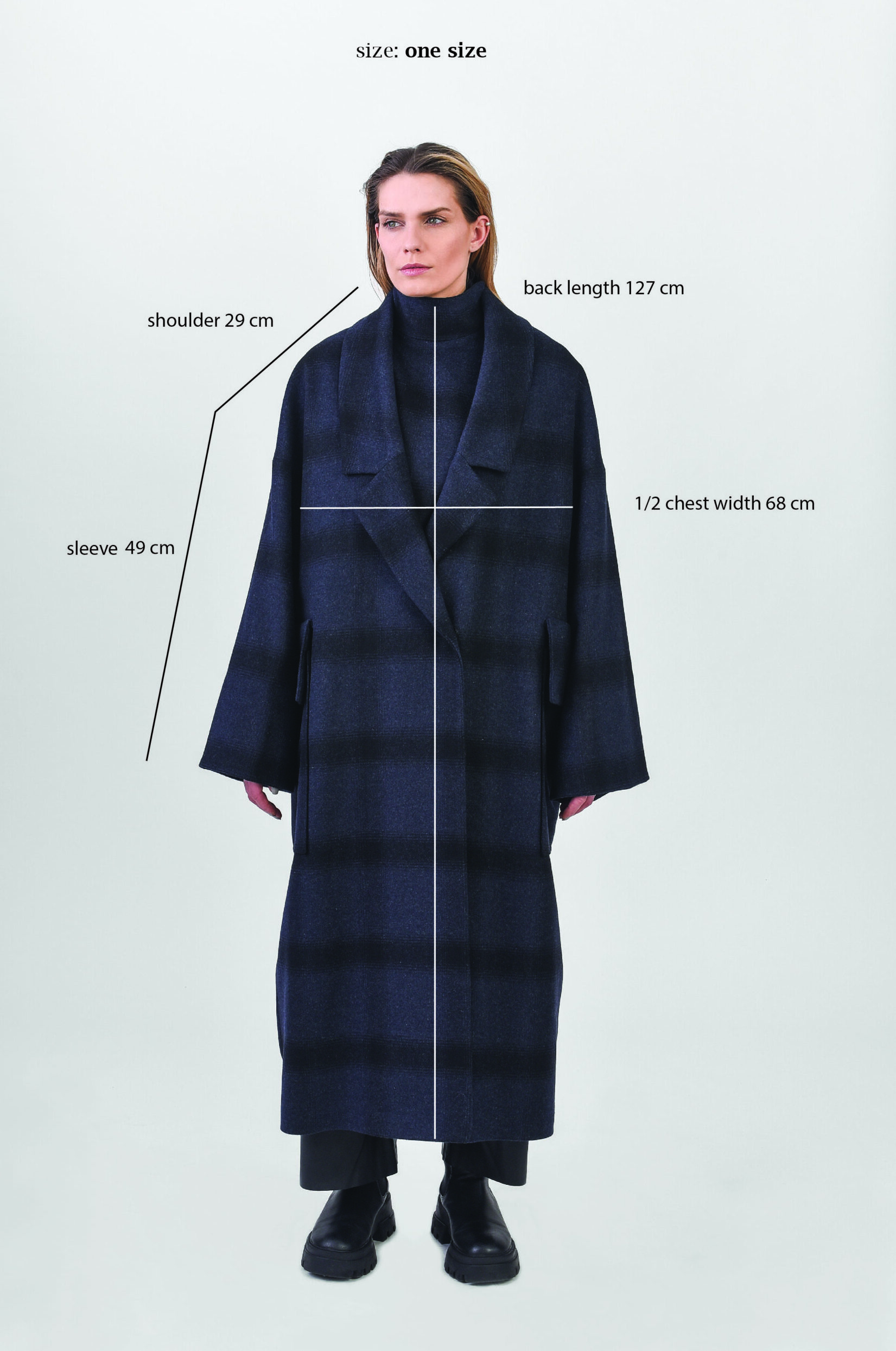 woman oversize coat